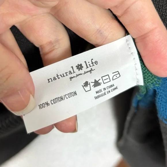 Natural Life Rainbow Grandpa Cardigan Size L/XL - Picture 5 of 5